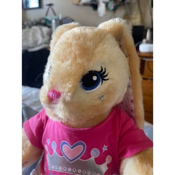 Build-A-Bear Workshop Birthday Princess Jointed Rabbit Stuffed Plush Toy - Picture 2 of 12